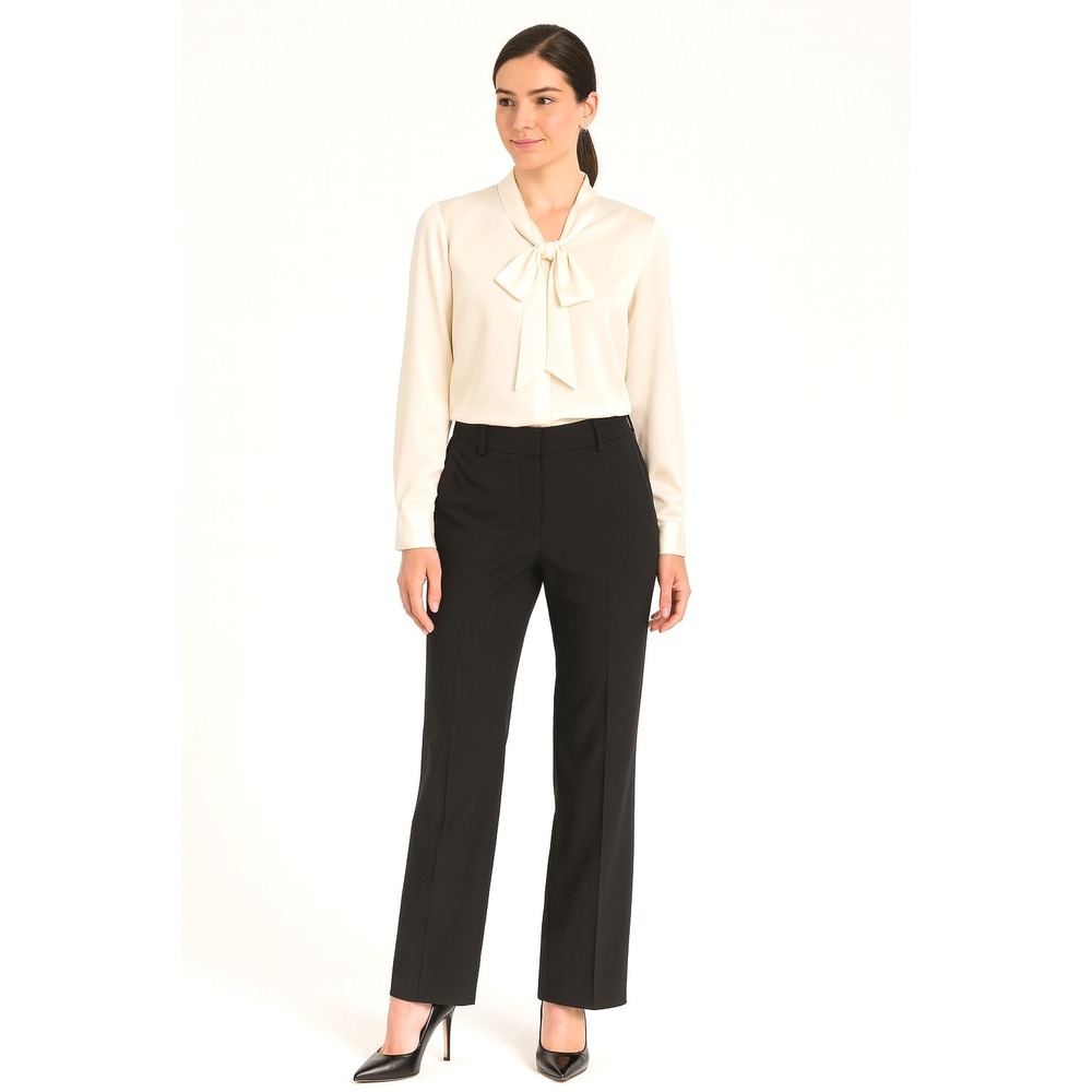 Ann Taylor Loft Kate Black Dress‎ Pants 6 Career Business Dark Academia 92-30